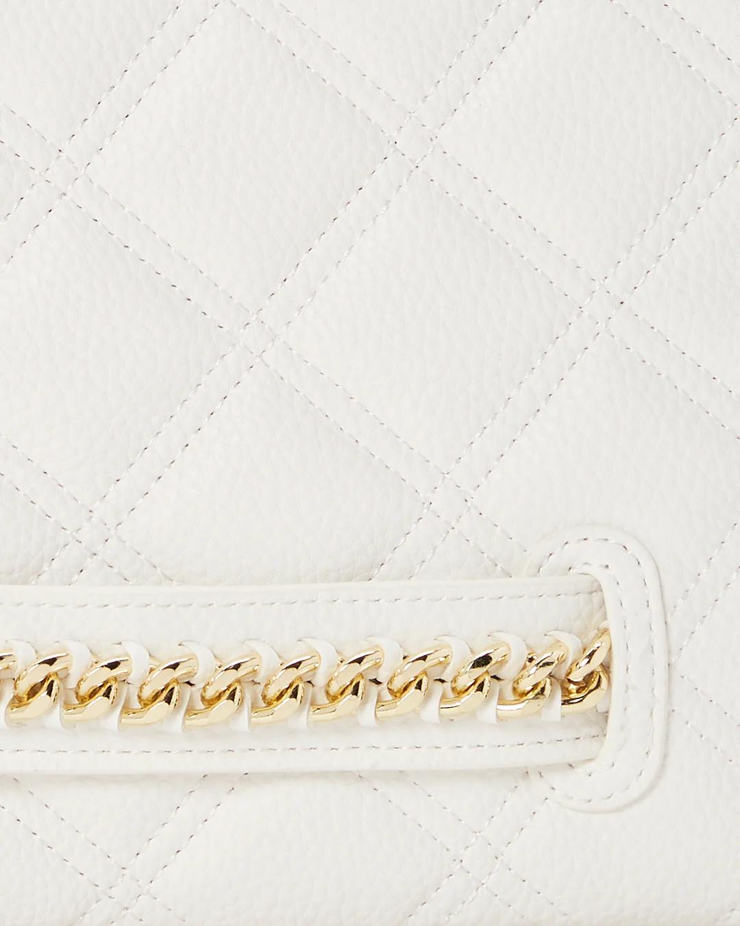 Sprayground Signature | RIVIERA LE BLANC GOLD CHAIN SHARK CROSSOVER CLUTCH