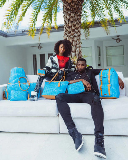 Sprayground Premium | ILLUCHAINS TURQ CROSSOVER CLUTCH