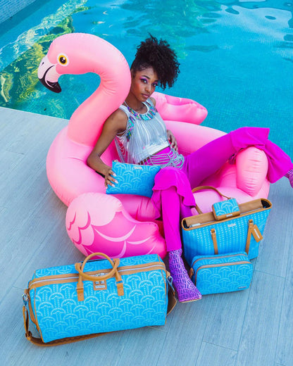 Sprayground Premium | ILLUCHAINS TURQ CROSSOVER CLUTCH