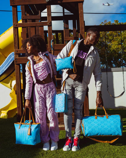 Sprayground Premium | ILLUCHAINS TURQ CROSSOVER CLUTCH