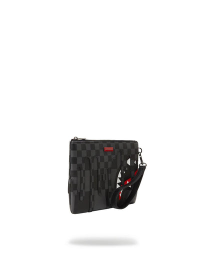 Sprayground Popular | XTC GREY SHARKS IN PARIS CROSSOVER CLUTCH