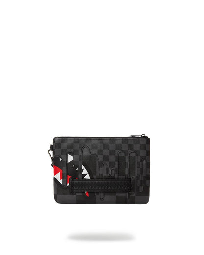 Sprayground Popular | XTC GREY SHARKS IN PARIS CROSSOVER CLUTCH