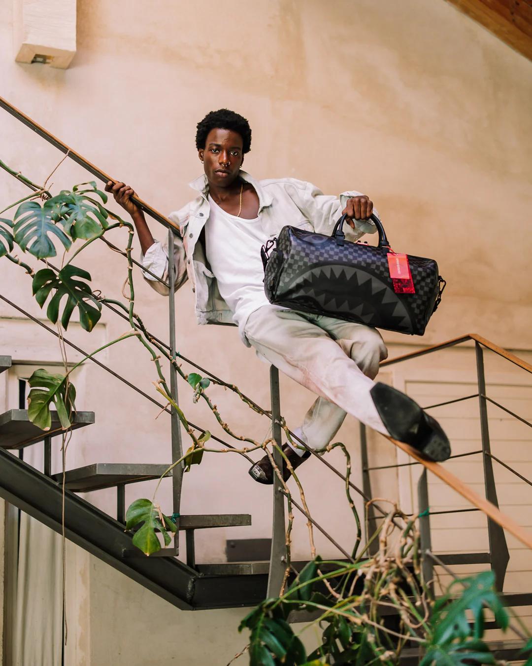 Sprayground Popular | HANGOVER DRIP CHECK DUFFLE