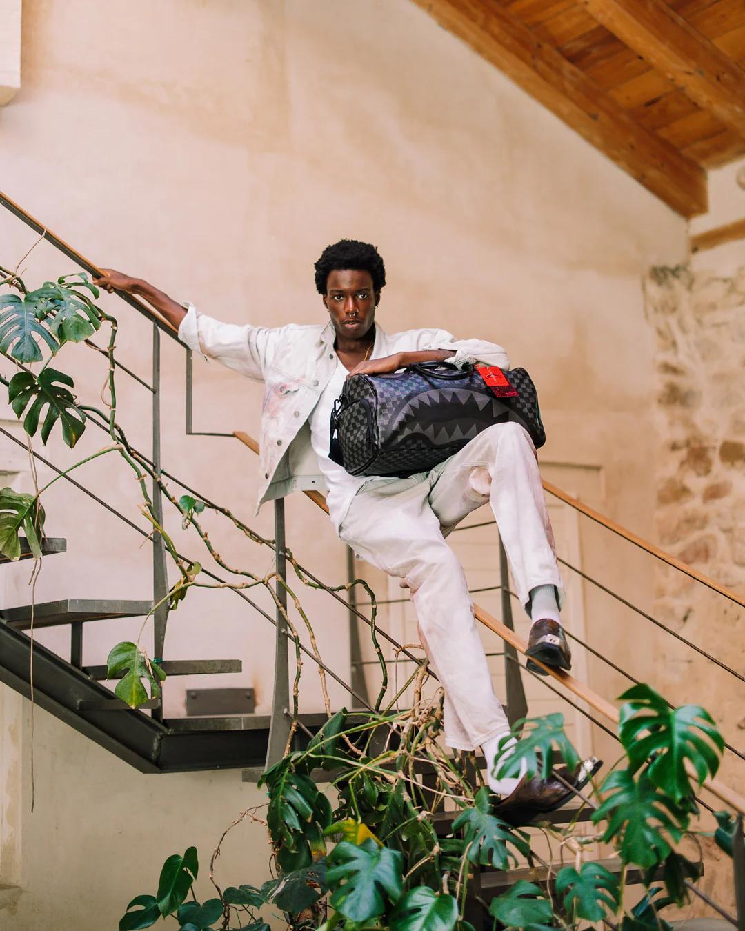 Sprayground Popular | HANGOVER DRIP CHECK DUFFLE