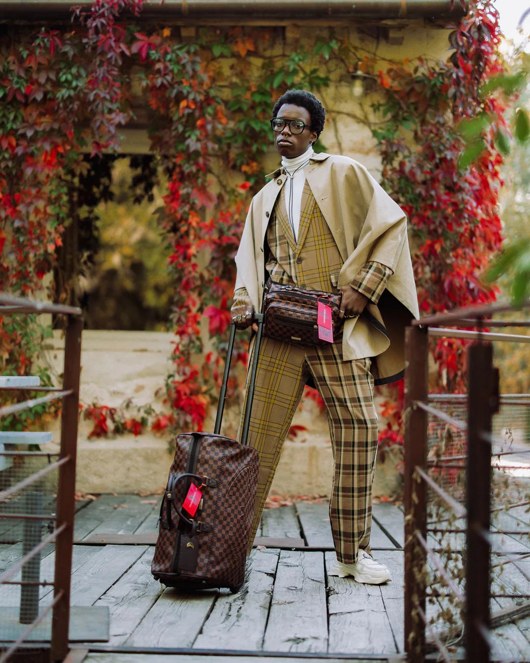 Sprayground Recommended | FROM PARIS WITH LOVE - EXPRESS DUFFLE (WITH WHEELS)