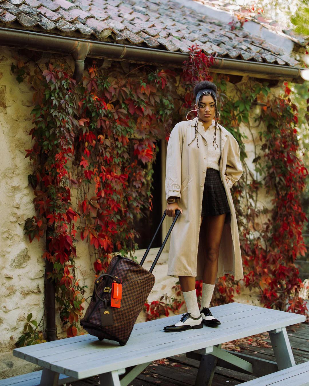 Sprayground Recommended | FROM PARIS WITH LOVE - EXPRESS DUFFLE (WITH WHEELS)