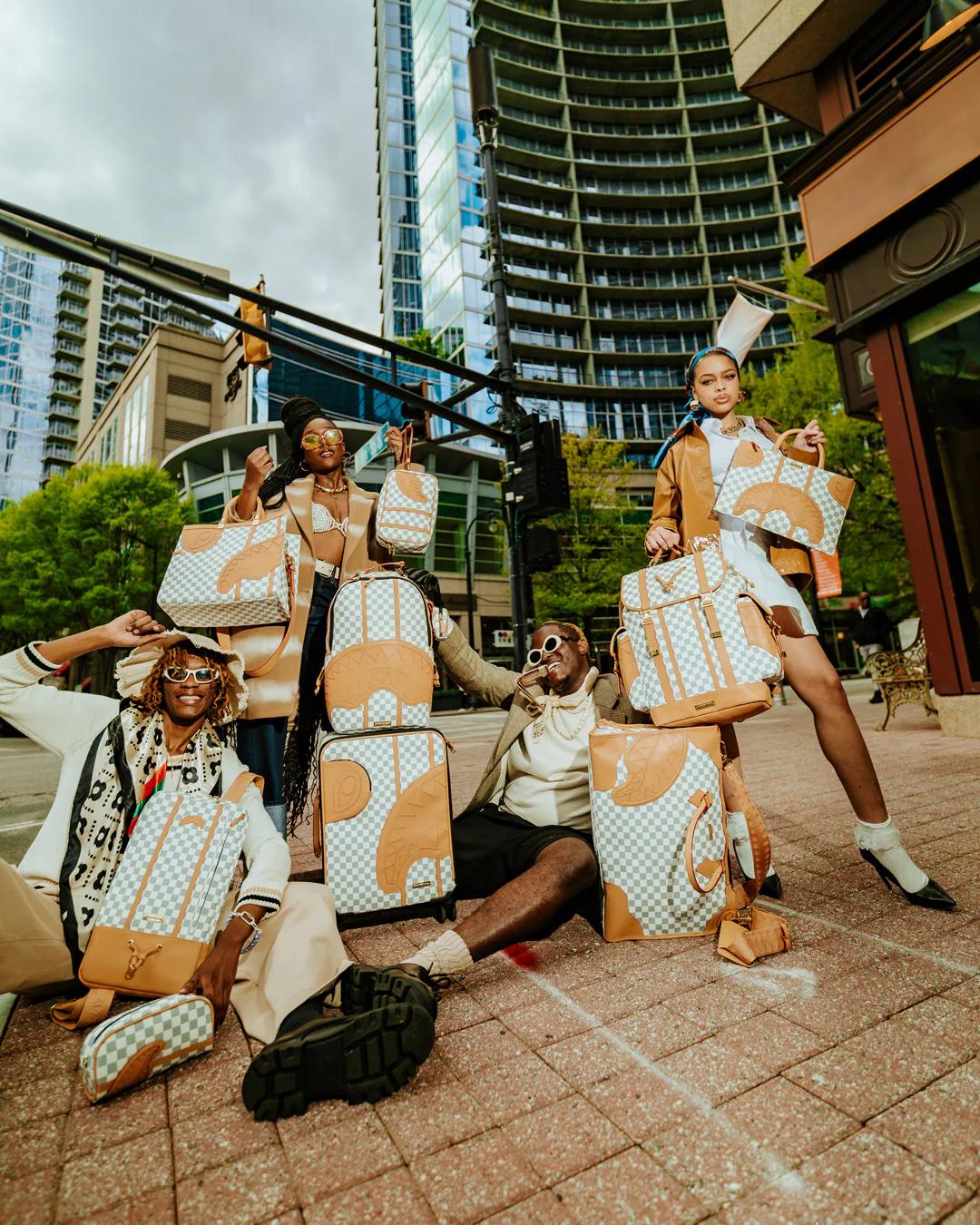Sprayground Exclusive | HENNY LATTE PYRAMID DUFFLE