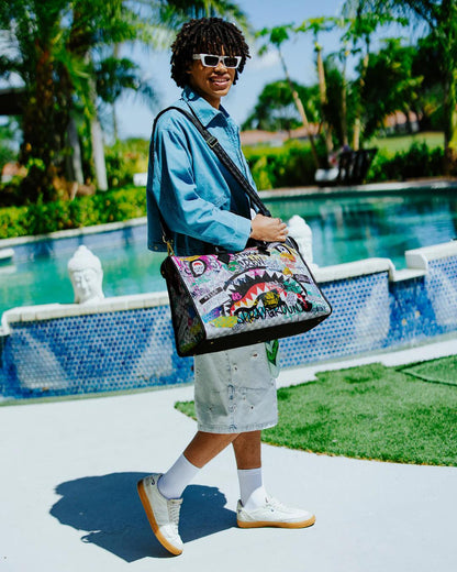 Sprayground New | CREATE ANOTHER DAY PYRAMID DUFFLE