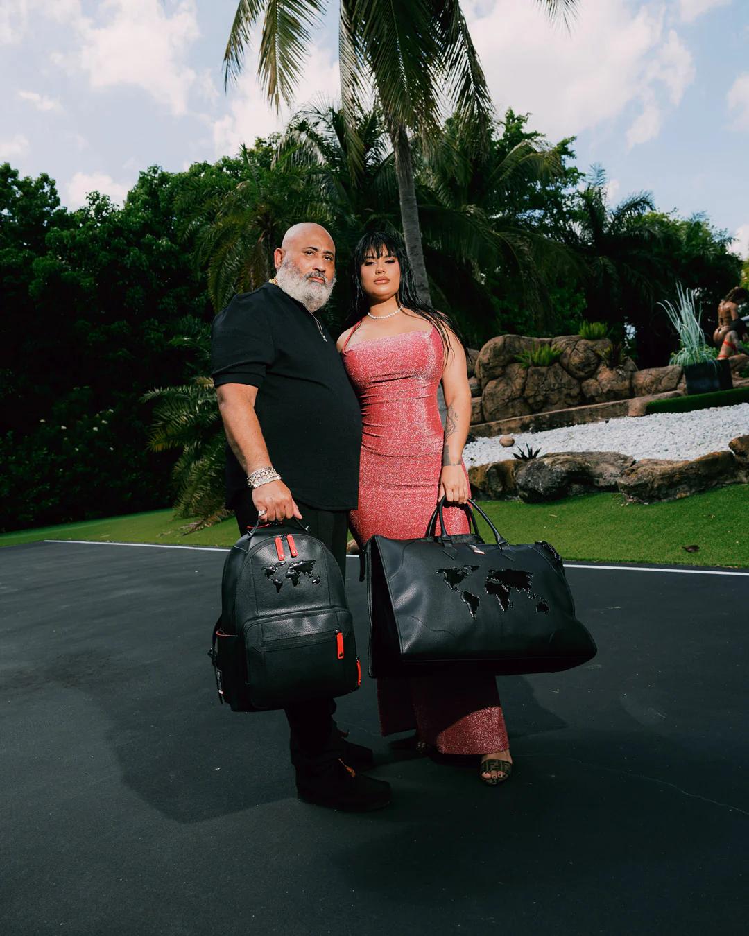 Sprayground Featured | JAMES FIRST CLASS GLOBAL TAKEOFF PYRAMID DUFFLE