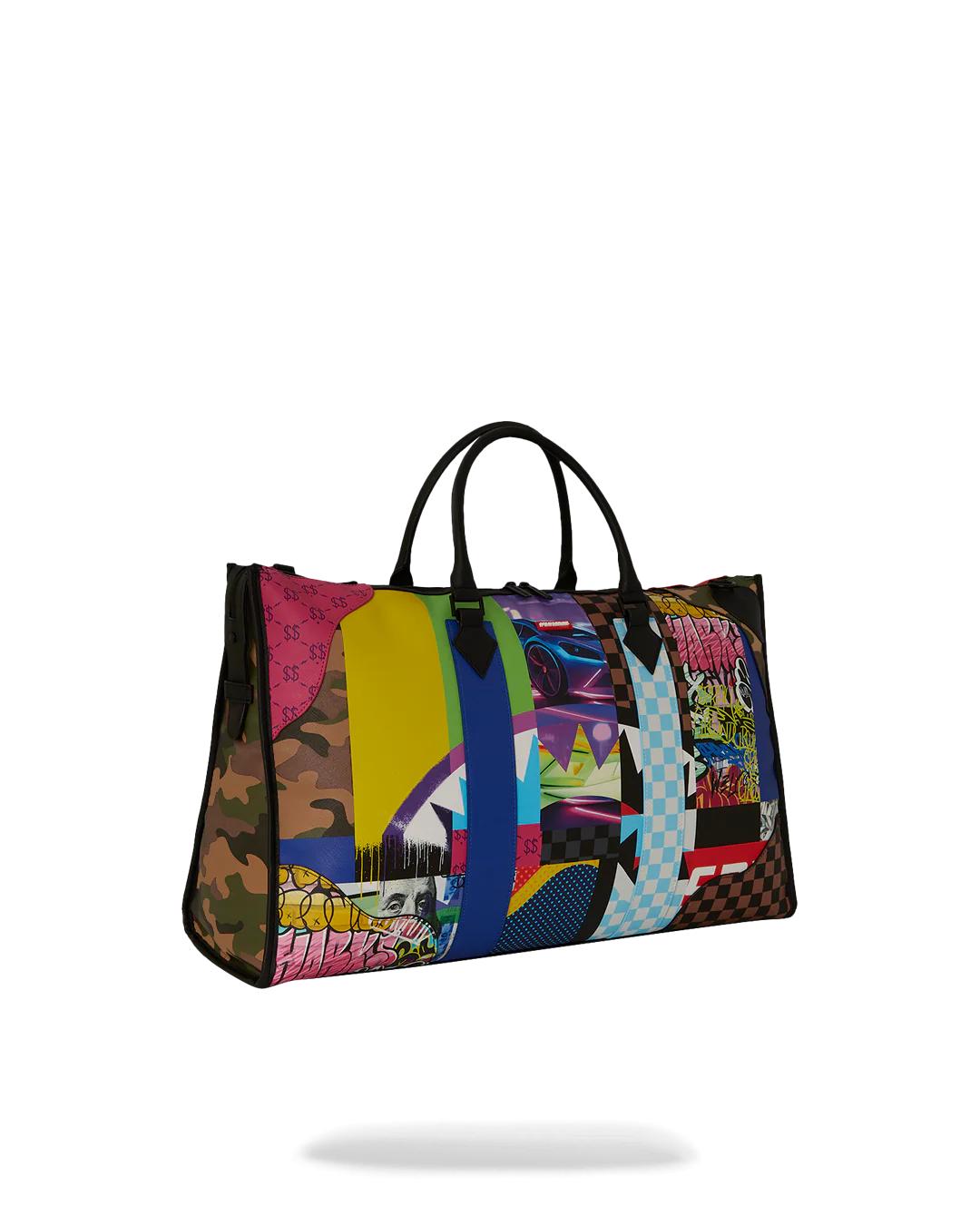 Sprayground Trending | SHARK MASTERPIECES PYRAMID LARGE DUFFLE