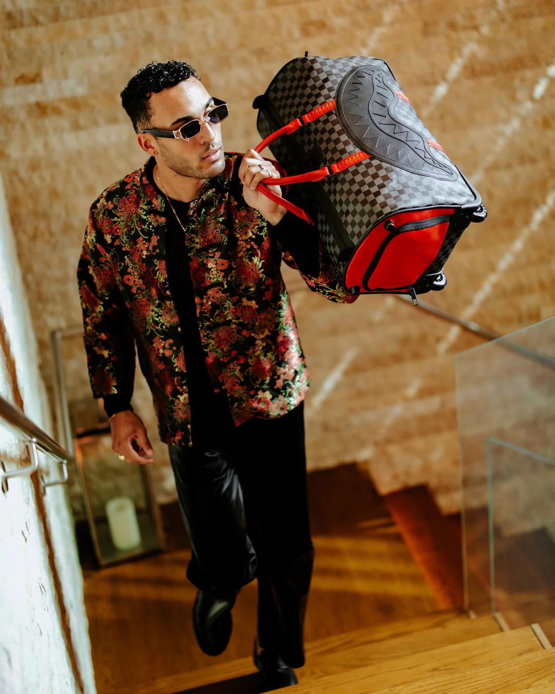 Sprayground Exclusive | MONACO SHARK CLUB DUFFLE WHEELY