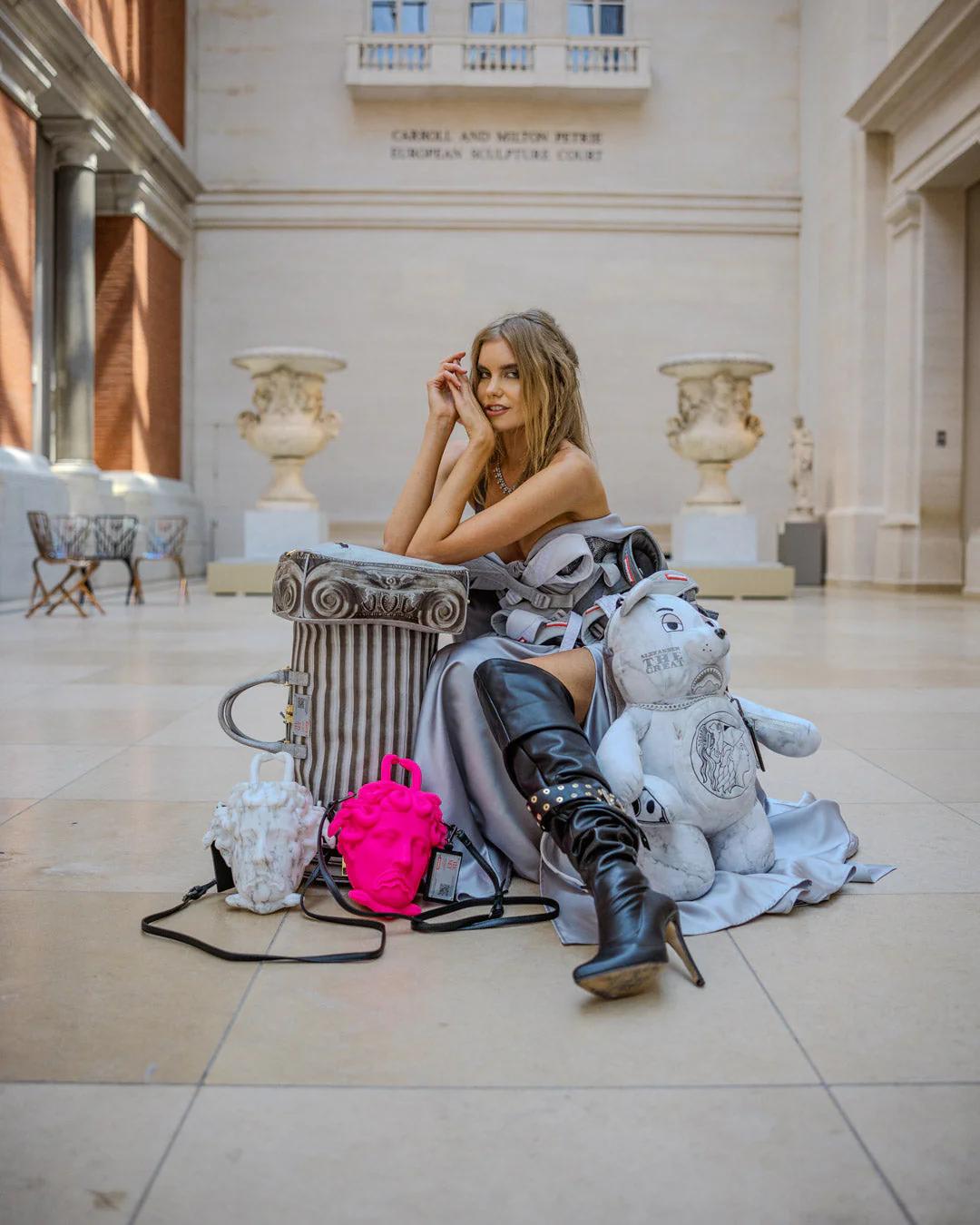 Sprayground Classic | THE MET GREEK TEMPLE OF SARDIS COLUMN DUFFLE
