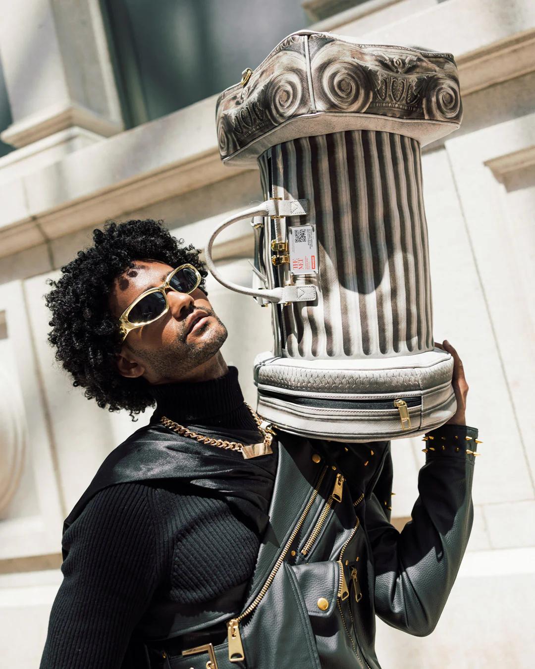 Sprayground Classic | THE MET GREEK TEMPLE OF SARDIS COLUMN DUFFLE