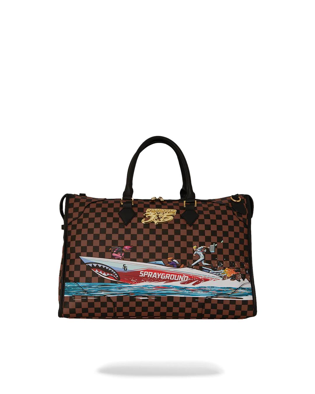 Sprayground Trending | THE 305 SPEEDBOAT GETAWAY PYRAMID DUFFLE