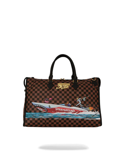 Sprayground Trending | THE 305 SPEEDBOAT GETAWAY PYRAMID DUFFLE
