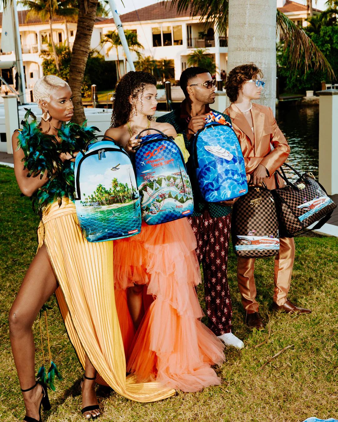Sprayground Trending | THE 305 SPEEDBOAT GETAWAY PYRAMID DUFFLE