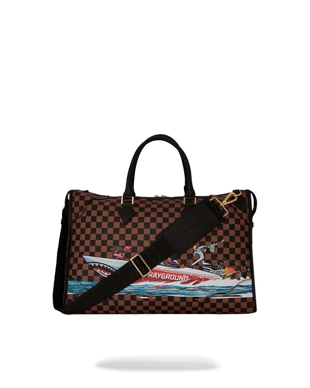 Sprayground Trending | THE 305 SPEEDBOAT GETAWAY PYRAMID DUFFLE
