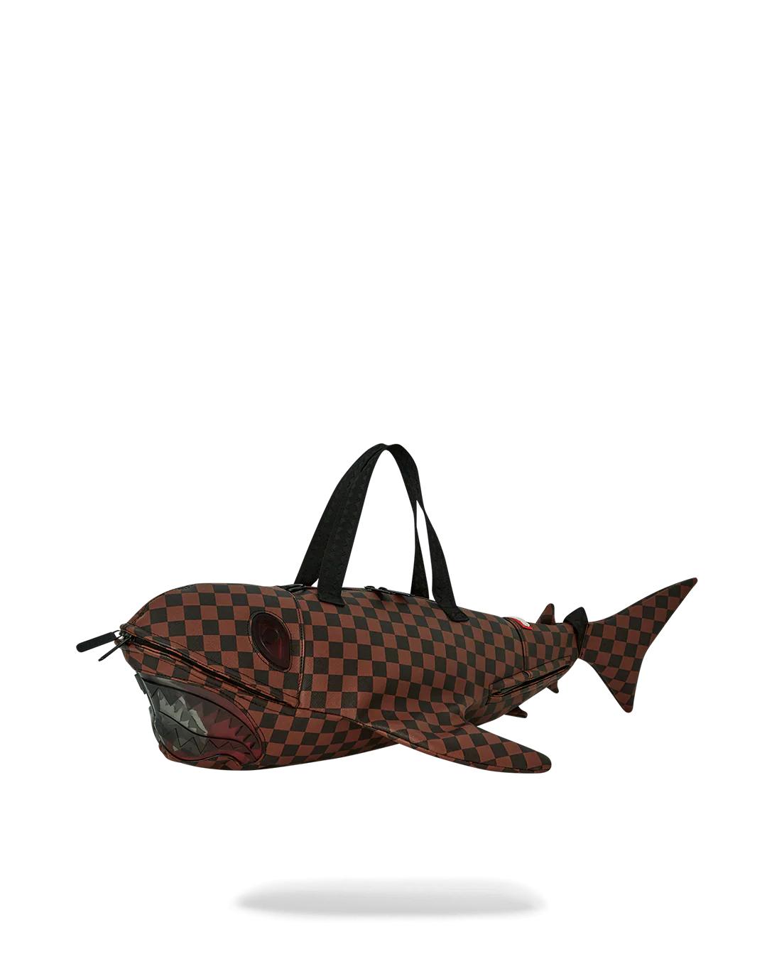 Sprayground Signature | SHARKS IN PARIS CLEAR FOR TAKEOFF SHARK MEDIUM DUFFLE
