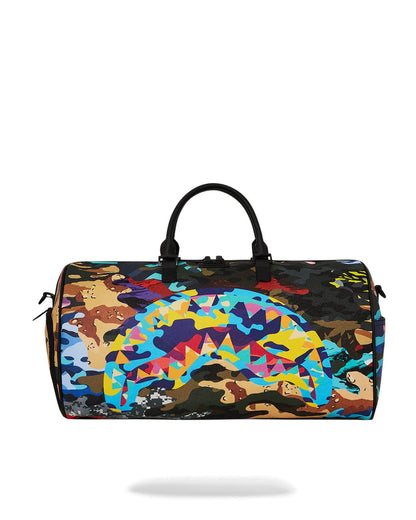 Sprayground Popular | SLICED AND DICED CAMO DUFFLE