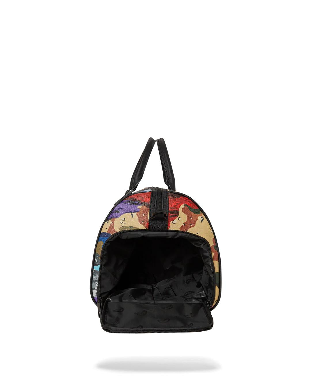 Sprayground Popular | SLICED AND DICED CAMO DUFFLE