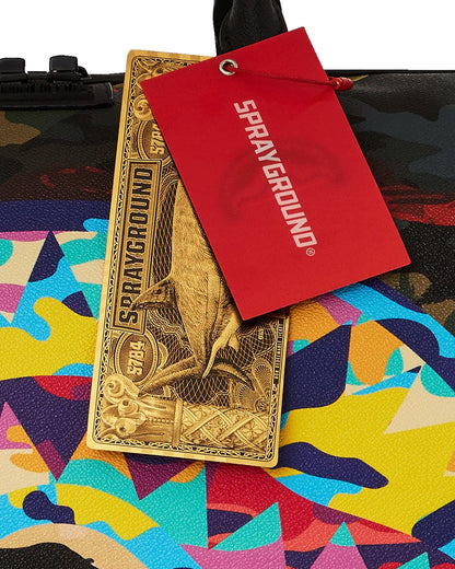 Sprayground Popular | SLICED AND DICED CAMO DUFFLE