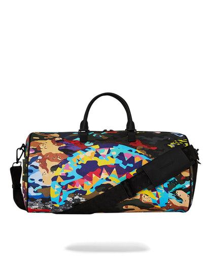 Sprayground Popular | SLICED AND DICED CAMO DUFFLE