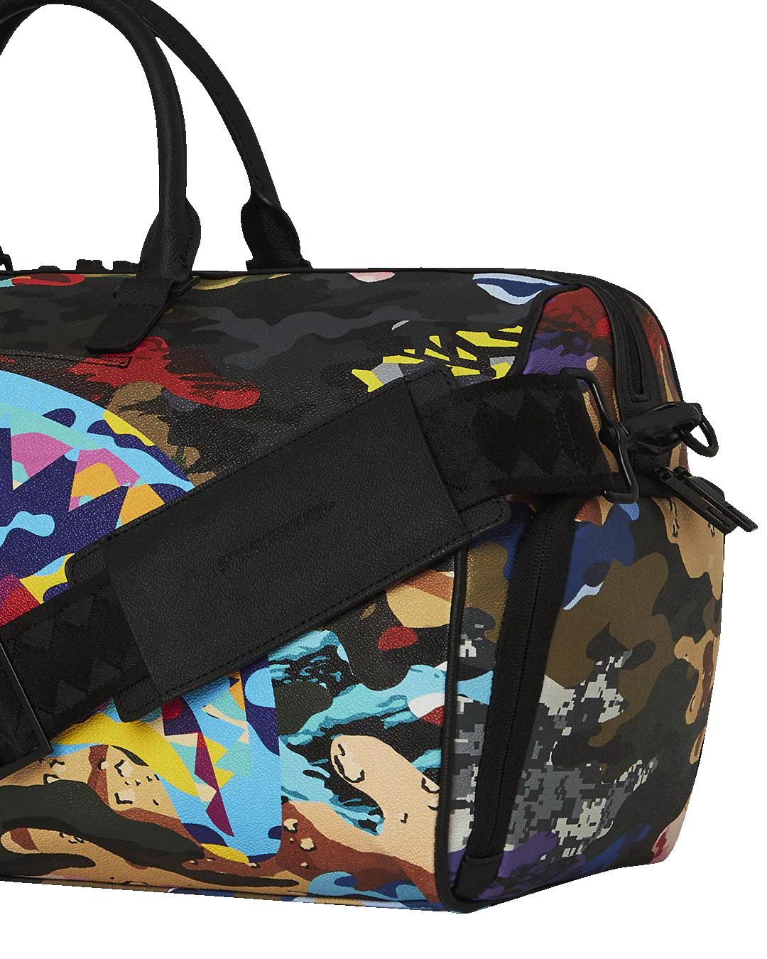 Sprayground Popular | SLICED AND DICED CAMO DUFFLE
