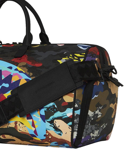Sprayground Popular | SLICED AND DICED CAMO DUFFLE