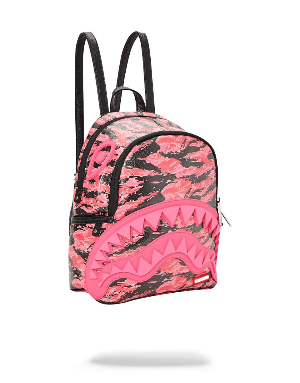 Sprayground Best Seller | PINK TIGER CAMO SHARKMOUTH SAVAGE BACKPACK