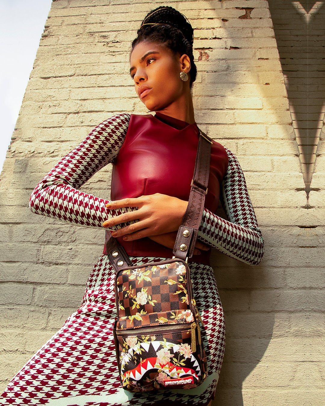 Sprayground New | SHARKFLOWER CROSSBODY SLING