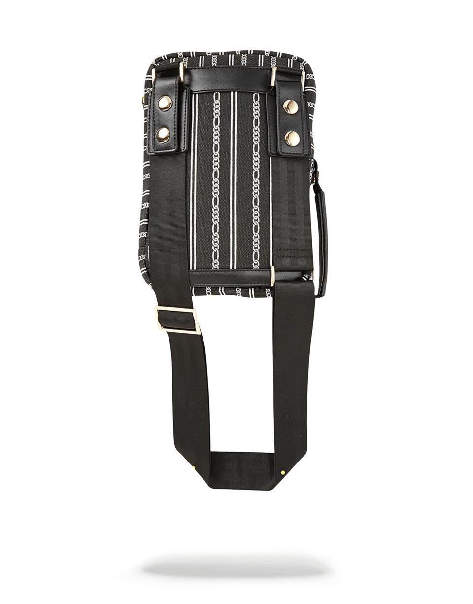 Sprayground Recommended | REVERSE BLACK SHARKS IN PARIS SLING