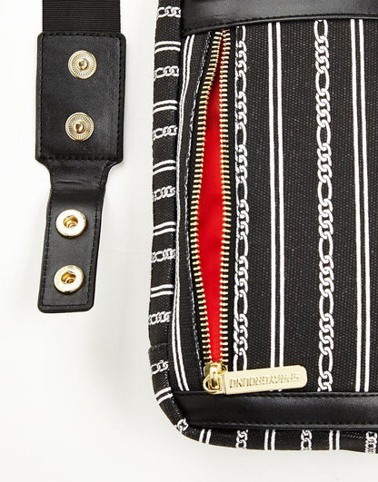 Sprayground Recommended | REVERSE BLACK SHARKS IN PARIS SLING