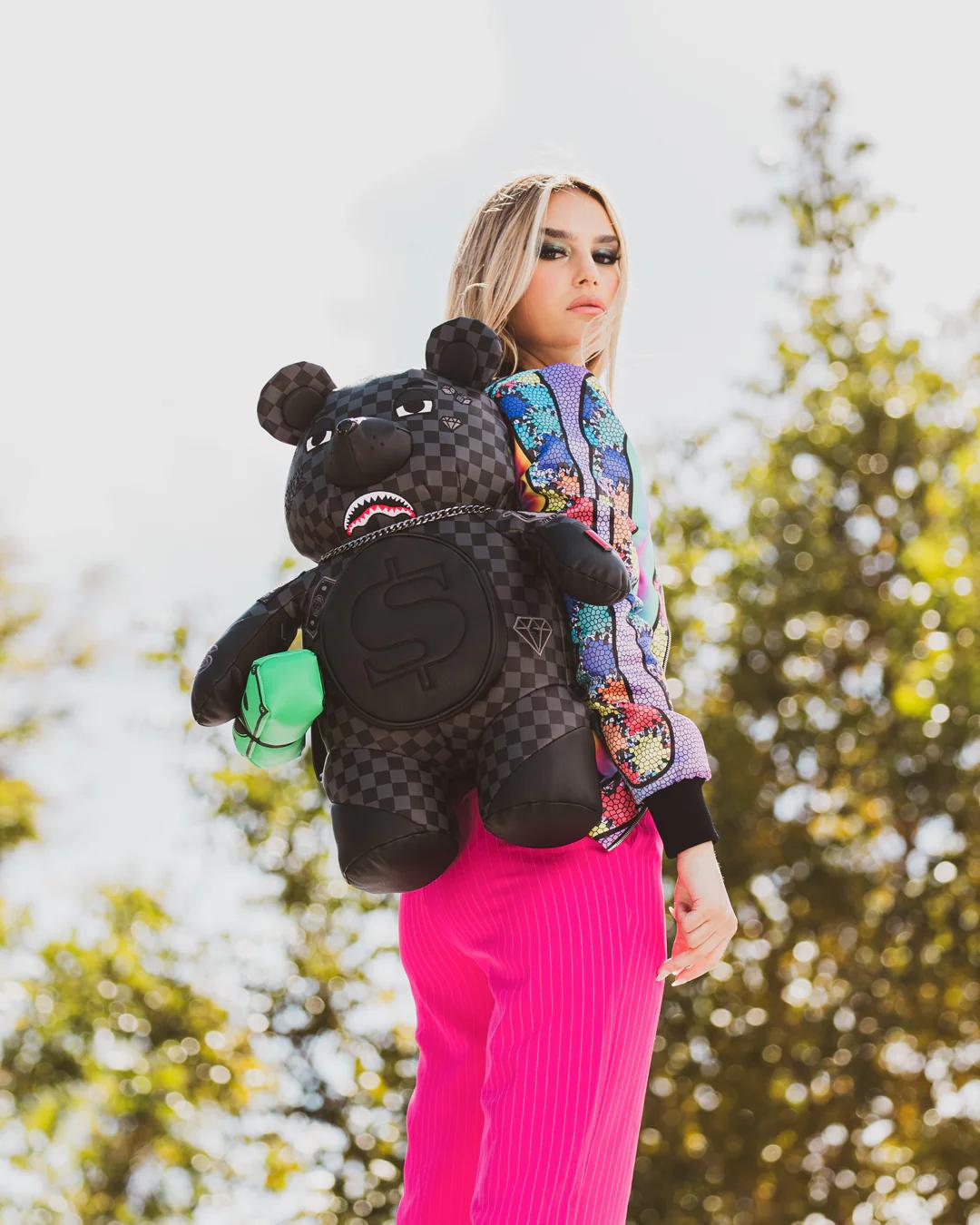 Sprayground Best Seller | HENNY AIIR TO THE THRONE MONEYBEAR TEDDYBEAR BACKPACK