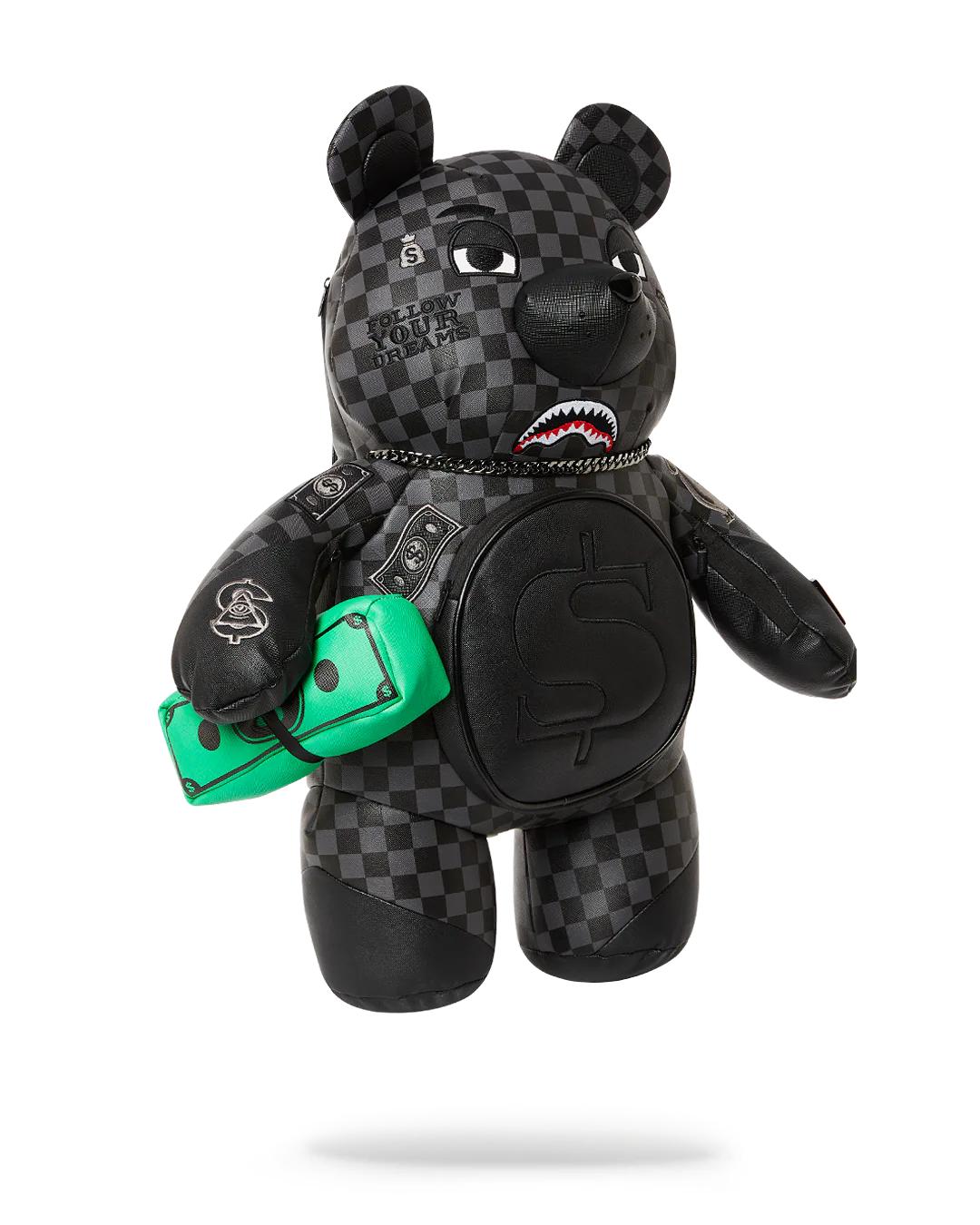 Sprayground Best Seller | HENNY AIIR TO THE THRONE MONEYBEAR TEDDYBEAR BACKPACK
