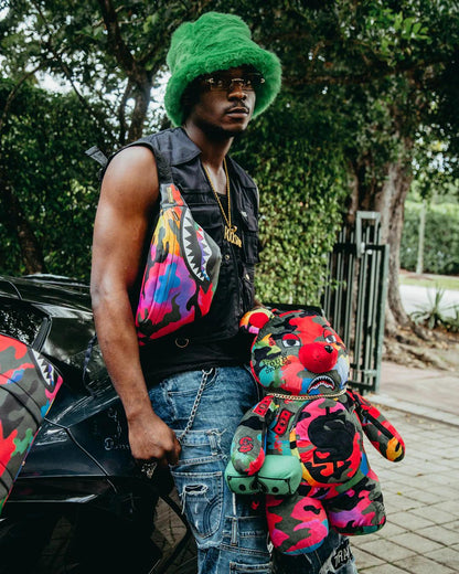 Sprayground Exclusive | CAMOBURST MONEYBEAR TEDDYBEAR BACKPACK