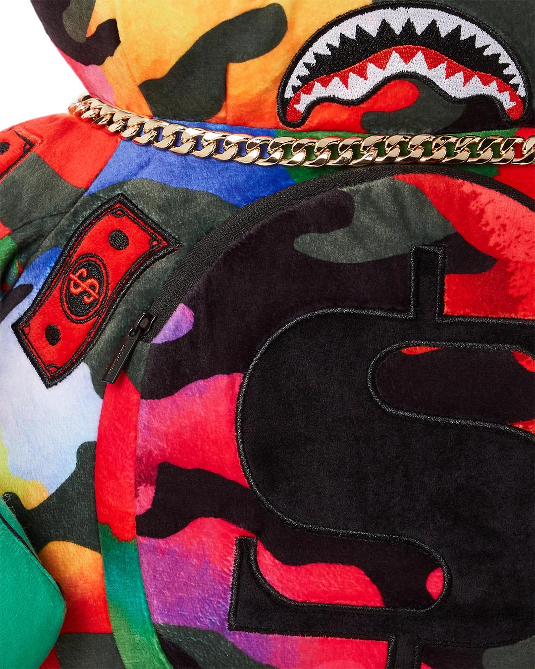Sprayground Exclusive | CAMOBURST MONEYBEAR TEDDYBEAR BACKPACK