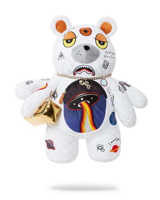 Sprayground Signature | UFO SPACED OUT MONEYBEAR TEDDYBEAR BACKPACK
