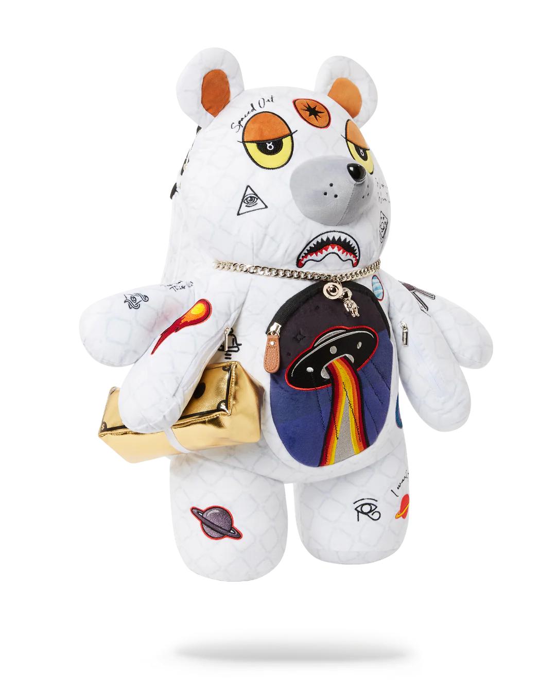 Sprayground Signature | UFO SPACED OUT MONEYBEAR TEDDYBEAR BACKPACK