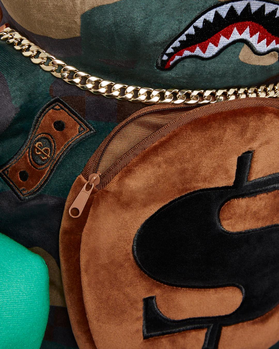 Sprayground Classic | CAMOCHECK MONEYBEAR TEDDYBEAR BACKPACK