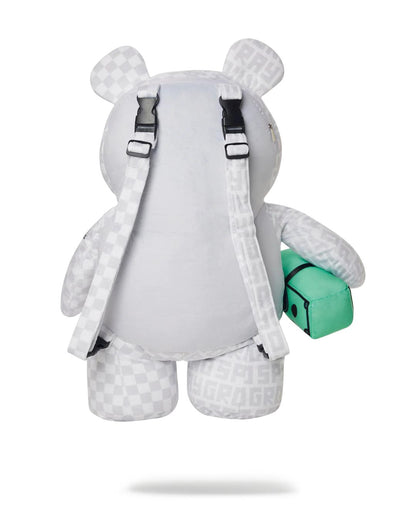 Sprayground Premium | SPLIT THE CHECK (PEARL) MONEYBEAR TEDDYBEAR BACKPACK