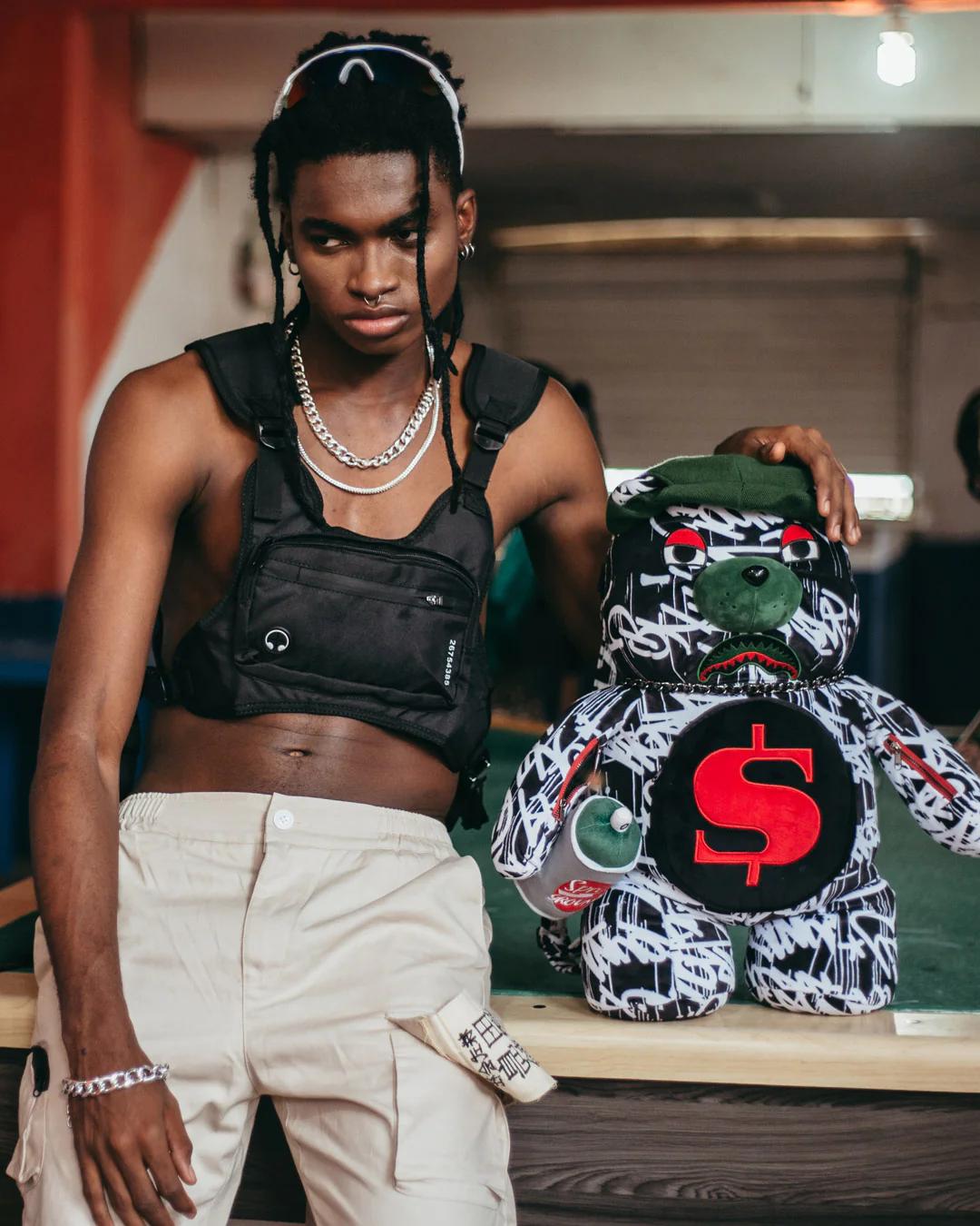 Sprayground New | NIGHT NIGHT MONEYBEAR TEDDYBEAR BACKPACK
