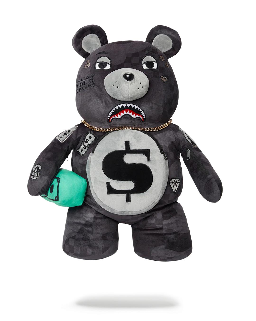 Sprayground Best Seller | 3AM NEVER SLEEP MONEYBEAR TEDDYBEAR BACKPACK