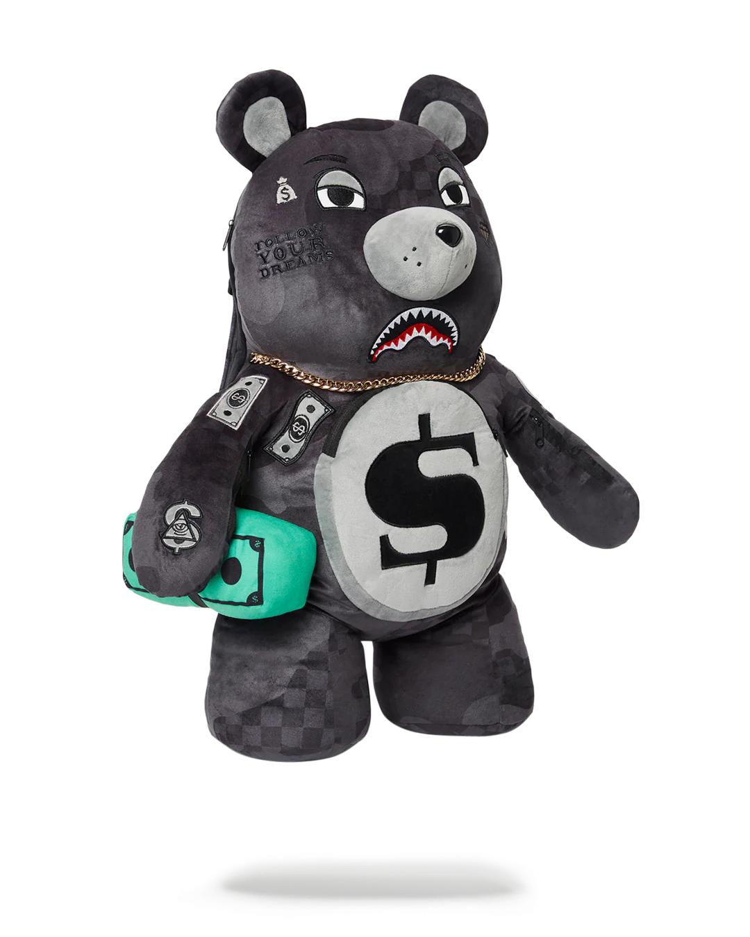 Sprayground Best Seller | 3AM NEVER SLEEP MONEYBEAR TEDDYBEAR BACKPACK