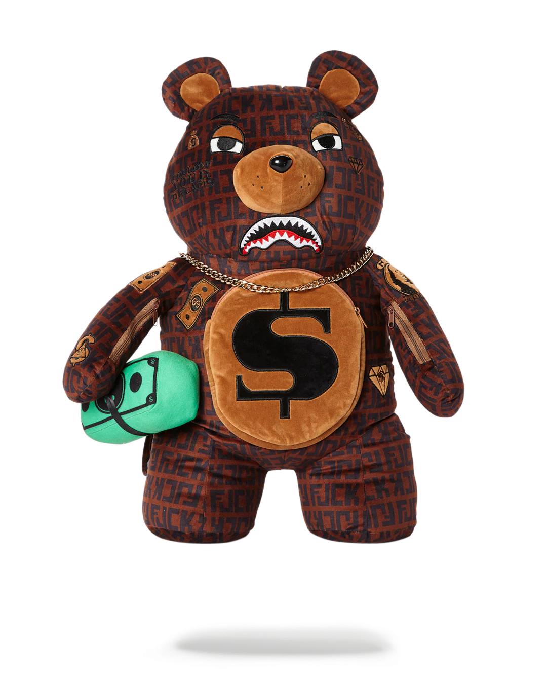 Sprayground Classic | OFFENDED MONEYBEAR TEDDYBEAR BACKPACK