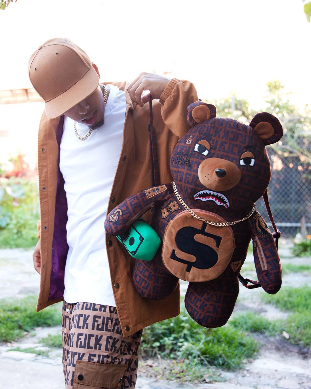 Sprayground Classic | OFFENDED MONEYBEAR TEDDYBEAR BACKPACK