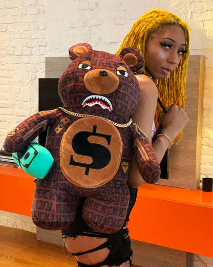 Sprayground Classic | OFFENDED MONEYBEAR TEDDYBEAR BACKPACK