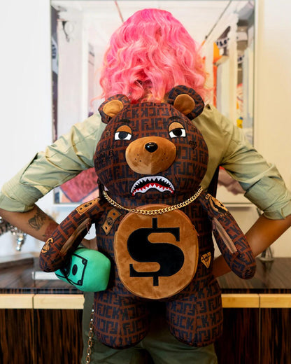 Sprayground Classic | OFFENDED MONEYBEAR TEDDYBEAR BACKPACK