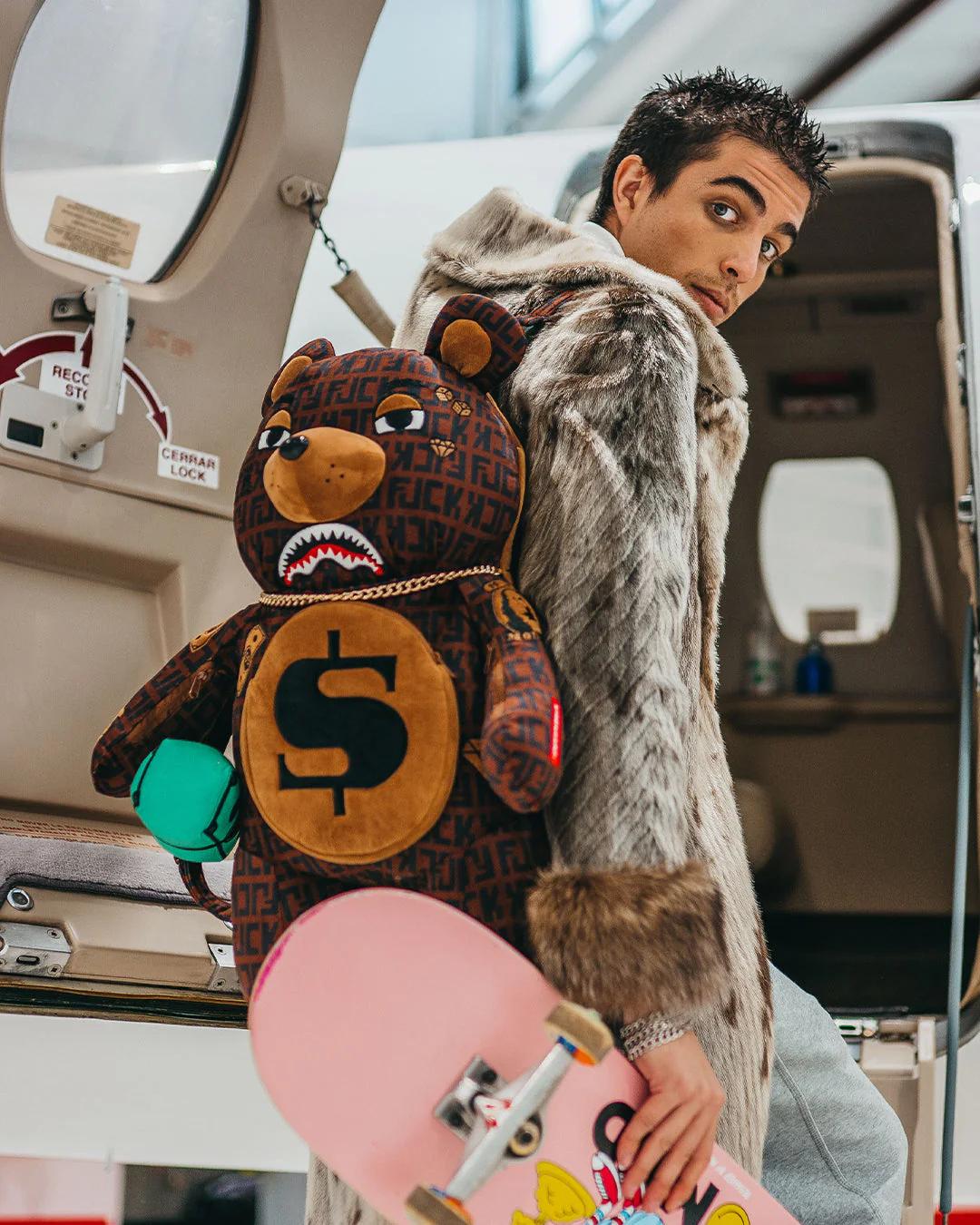 Sprayground Classic | OFFENDED MONEYBEAR TEDDYBEAR BACKPACK
