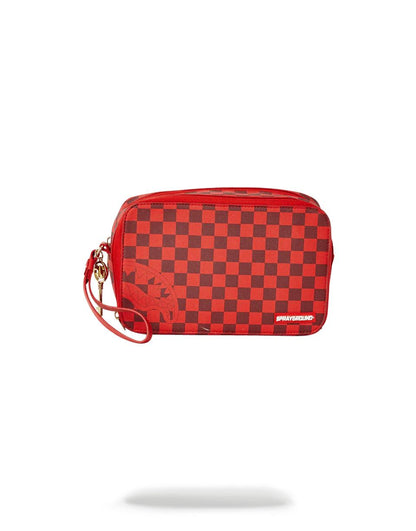 Sprayground Trending | SHARKS IN PARIS RED TOILETRY AKA MONEY BAGS