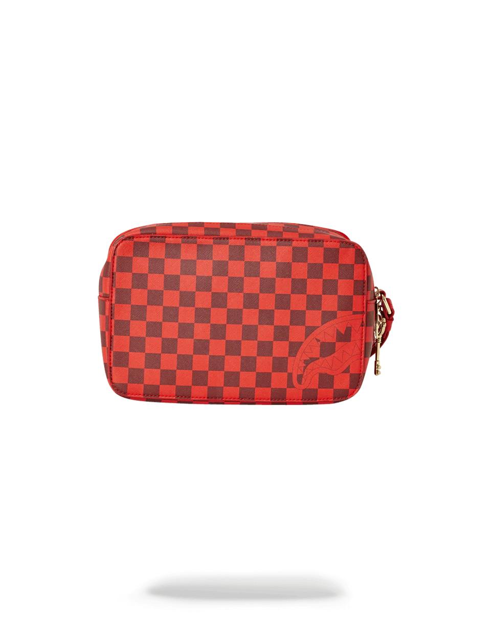 Sprayground Trending | SHARKS IN PARIS RED TOILETRY AKA MONEY BAGS